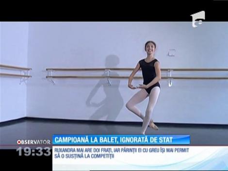 O balerină de 11 ani care câştigă premiu după premiu, ignorată de stat