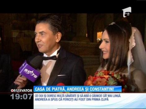 Nuntă de vis pentru Andreea Berecleanu şi medicul Constantin Stan! Imagini superbe de la evenimentul special al prezentatoarei "Observator"