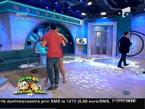 Trebuie să îi vezi! Dani Oțil și Flavia Mihășan, dans incendiar la "Neatza"