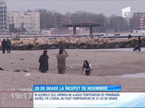 20 de grade la început de noiembrie