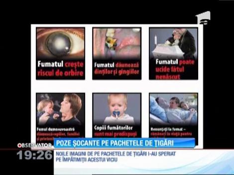 Oameni mutilați de boli! Fumătorii, îngroziți de noile imagini de pe pachetele de țigări: "Horror! Te fac să te lași de fumat!"