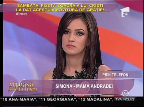Mama Andradei l-a criticat dur pe Cristi la finală săptămânii trecute!