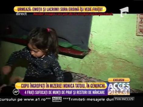 Copii îngropați în mizerie! Monica Tatoiu, în genunchi