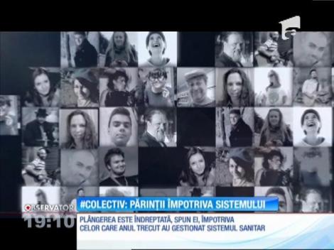 Părinţii tinerilor morţi în tragedia Colectiv au făcut plângere împotriva celor care gestionau sistemul sanitar