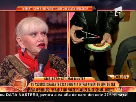 Israela: "Liviu a fost violent cu mine, nu eu cu el"