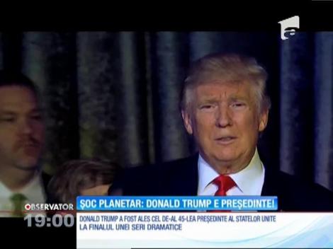 Donald Trump e preşedinte! Filmul alegerilor celei mai atipice campanii electorale din SUA