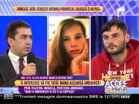 Mihaela, cea mai bună prietenă a Andradei: "Gabi a ameninţat-o că îi ia copilul!"