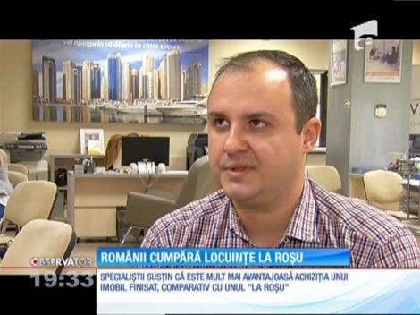 Românii cumpără locuinţe "la roşu"