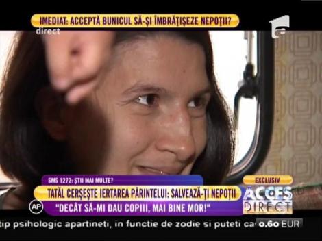 Tatăl celor cinci suflete care îşi duc traiul într-o rulotă cerşeşte iertarea părintelui!