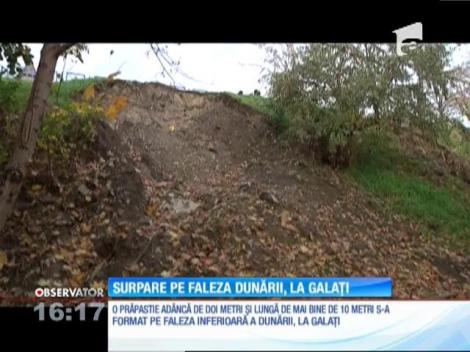 Surpare pe faleza Dunării, la Galați