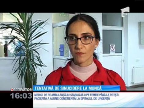 Tentativă de sinucidere la muncă