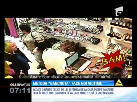 Metoda „bancnota” face victime! Ce fac hoții pentru a-i păcăli simplu și rapid pe români! (VIDEO)