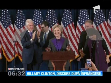 Hillary Clinton, discurs după înfrângerea din alegeri