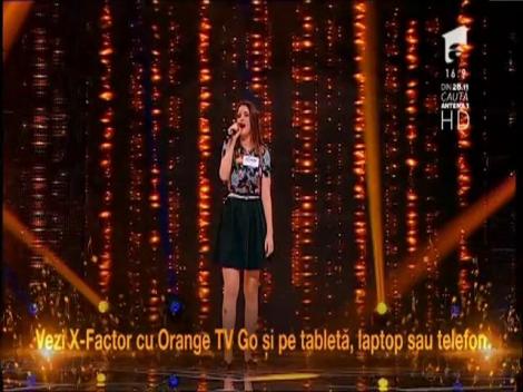 Carla’s Dreams - "Sub pielea mea". Vezi interpretarea Adrianei Postovan, la X Factor!