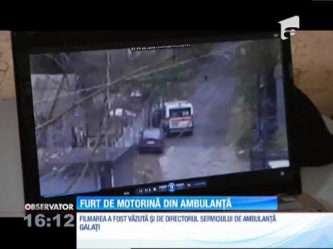 Un angajat de la Ambulanța Galați a furat motorină dintr-o autospecială