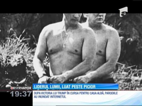 Donald Trump, liderul lumii, luat peste picior