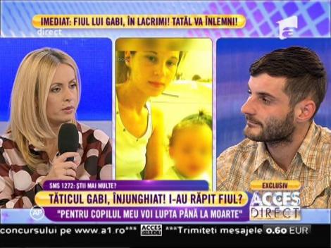Gabriel, acuzat că își bătea copilul și iubita