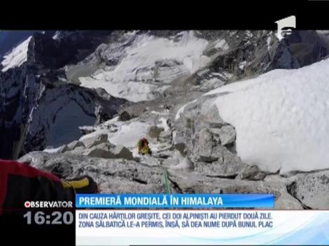 Doi alpiniști români sunt primii oameni care au pășit pe vârful Peak 5 din munții Himalaya