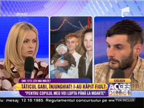 Gabriel îți dorește cu ardoare să-și revadă copilul și iubita