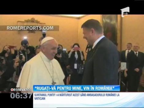 Papa Francisc ar vrea să vină în România