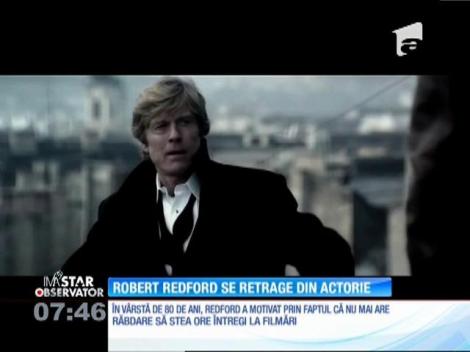 Robert  Redford se retrage din actorie