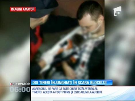 Doi tineri din cartierul Militari au fost înjunghiați în scara blocului