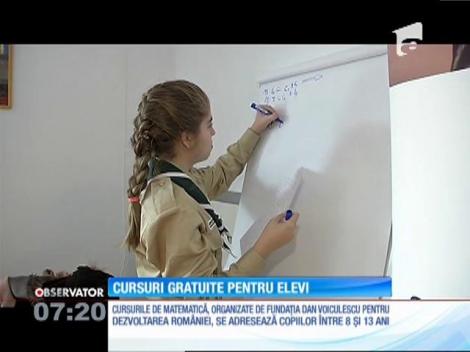 Fundația Dan Voiculescu pentru Dezvoltarea României organizează cursuri pentru copii