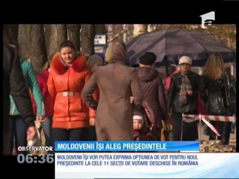 Moldovenii își aleg președintele