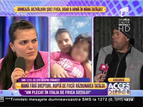 Tatăl care și-a pedepsit drastic fosta iubită: ”Mama și-a părăsit fata când avea 11 luni”