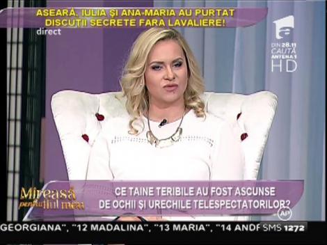 Iulia şi Ana-Maria au purtat discuţii fără lavaliere!
