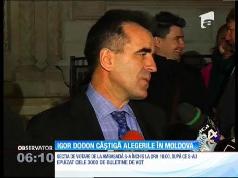 Igor Dodon a câştigat alegerile în Moldova