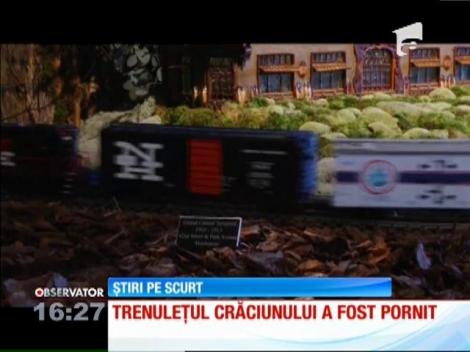 Trenuleţul Crăciunului a fost pornit