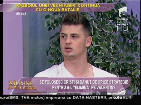 Marius: "De când a intrat în competiţie, Cristi se dă în spectacol!"