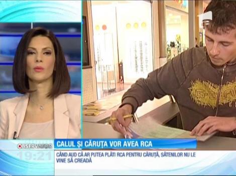 Căruţele vor intra, în câteva zile, în rândul vehiculelor care au nevoie de asigurare obligatorie