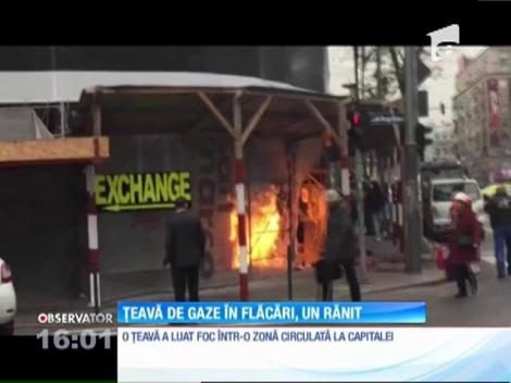 Pericol de explozie într-o zonă centrală a Capitalei