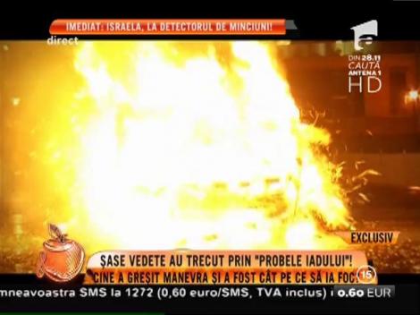 Momente de groază pentru Daniela Crudu! Mașina i-a fost cuprinsă de flăcări