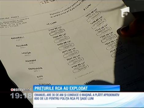 Firmele de asigurări încearcă să scoată profit maxim, înainte de îngheţarea preţurilor RCA