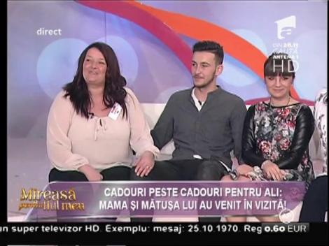 Mama lui Ali, pentru prima dată în platoul emisiunii: ”Edith este bună de noră”