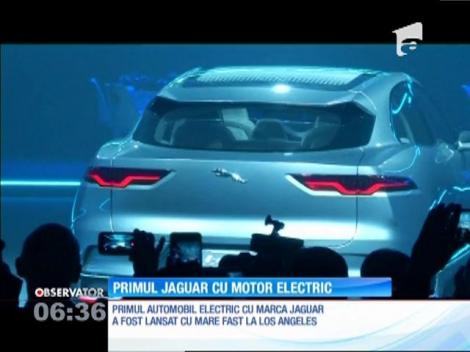 Primul automobil electric cu marca Jaguar a fost lansat la Los Angeles