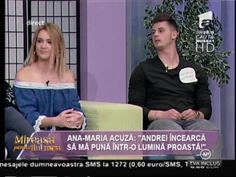 Ana-Maria de la "Mireasă pentru fiul meu" acuză: ”Andrei încearcă să mă pună într-o lumină proastă!”
