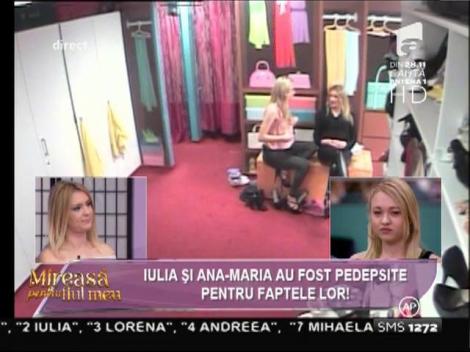 Iulia și Ana-Maria au fost pedepsite: ”Așa și... nu-mi pasă!”