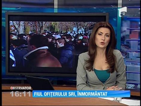 Sabin, fiul angajatul SRI din Iaşi, a fost înmormântat