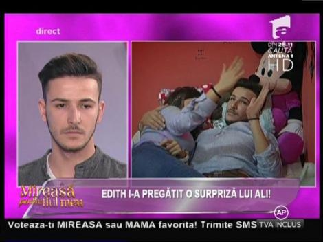 Edith, declarație de dragoste pentru Ali: ”Ce-mi doresc pentru mine, îți doresc și ție!”