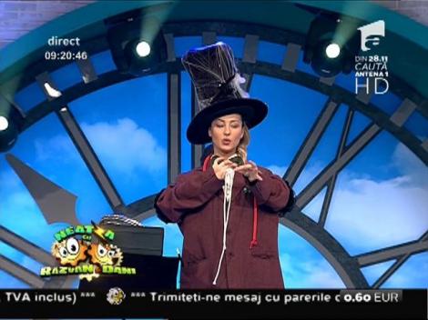 Wow, se poate! Flavia a fost magician, în direct: Vecina noastră, trucuri de magie imposibile!