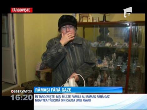 Peste 160 de familii din Târgovişte şi Târgu Jiu au rămas fără gaze