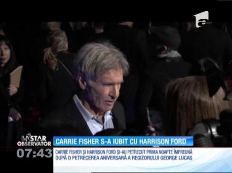 Carrie Fisher s-a iubit cu Harrison Ford