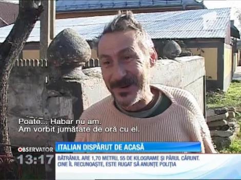 Cetăţean italian dispărut de acasă