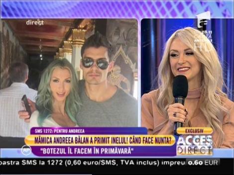 Vești de ultimă oră. Mămica Andreea Bălan a primit inelul! Când face nunta?