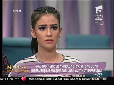 Cristi: "Şi mie, dar şi Andradei, ne convenea să fim întreţinuţi de susţinători!"