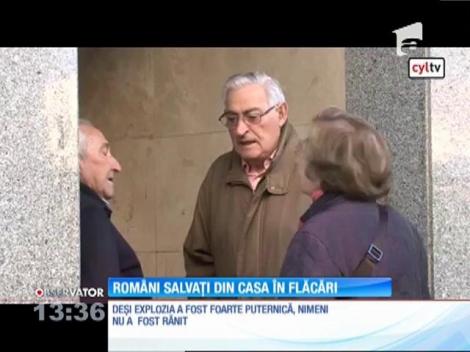 Români salvaţi după o explozie, în Spania